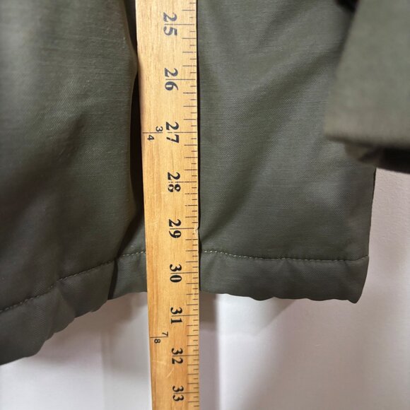 J Crew Waxed Perfect Winter Parka w/ Eco-friendly PrimaLoft Olive Women's Medium - Picture 10 of 10